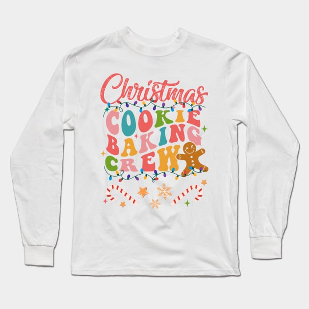 Christmas Cookie Baking Crew Long Sleeve T-Shirt by star trek fanart and more